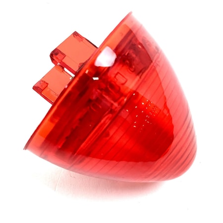 Truck-Lite Led, Red Beehive, 2 Diode, Marker Clearance Light, P2, Fit N Forget M/C, 12V 30276R